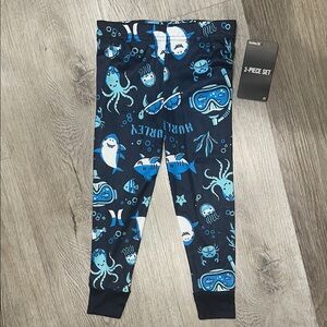 Hurley Midnight Navy Sea Life Leggings